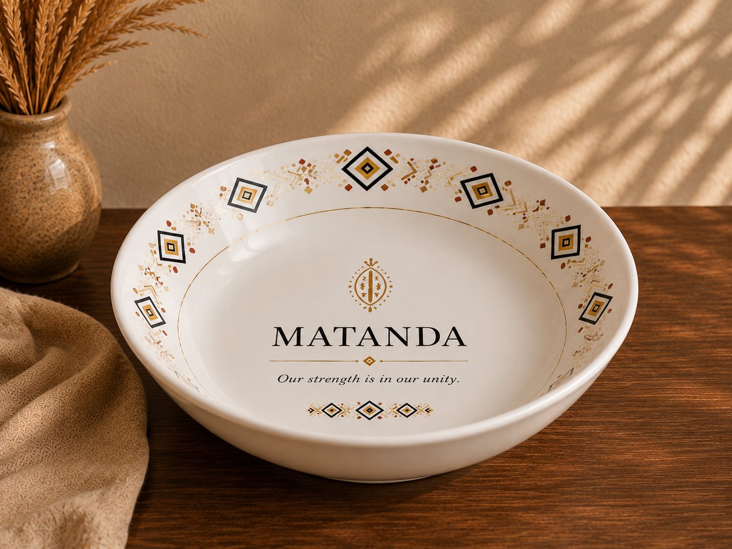 Personalised serving bowl